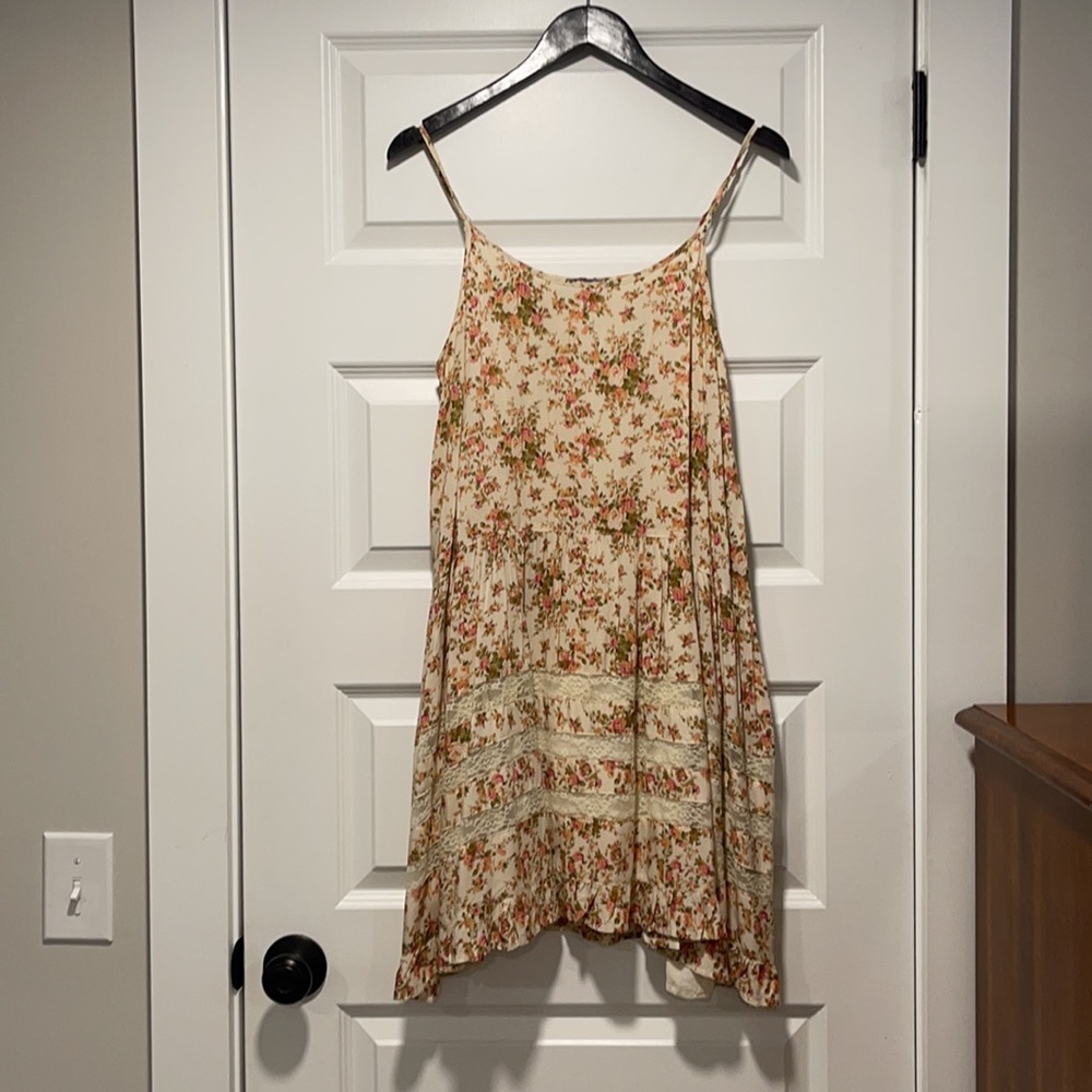 Sweet pink floral sundress
